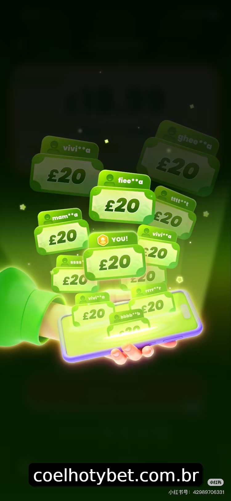 Interface do App coelhoty